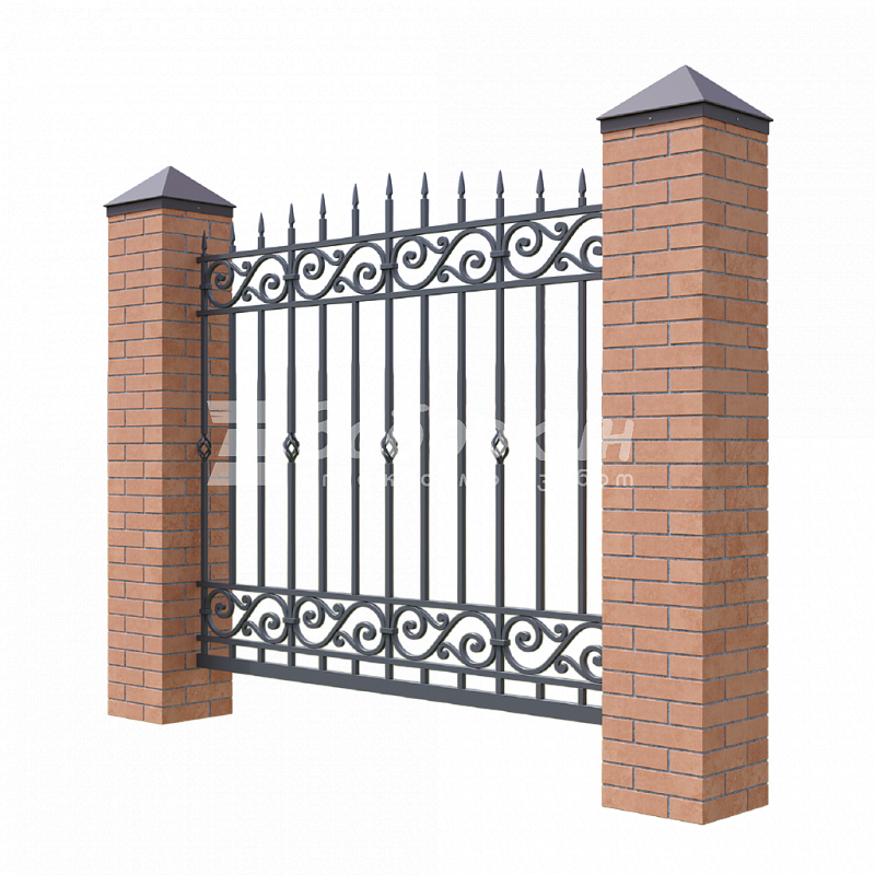 кованый забор