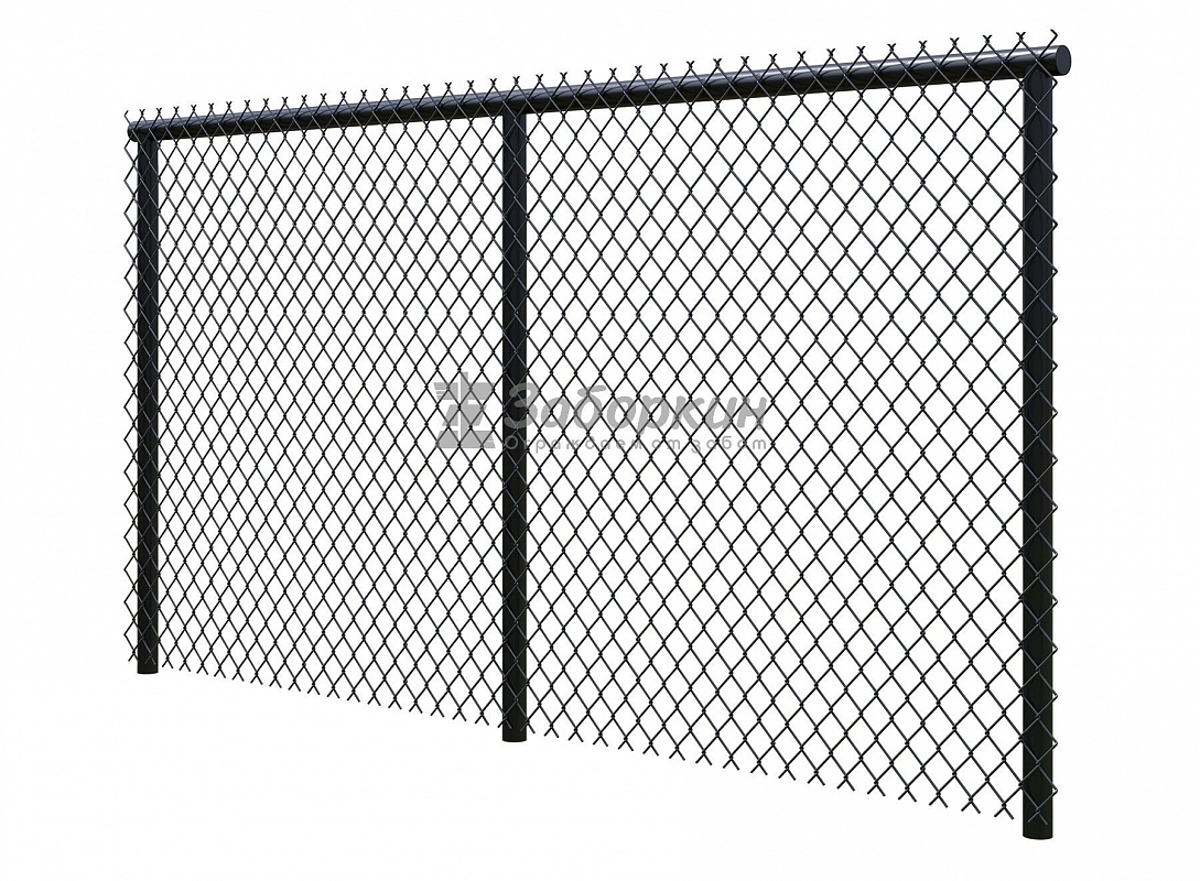 Забор из сетки рабица