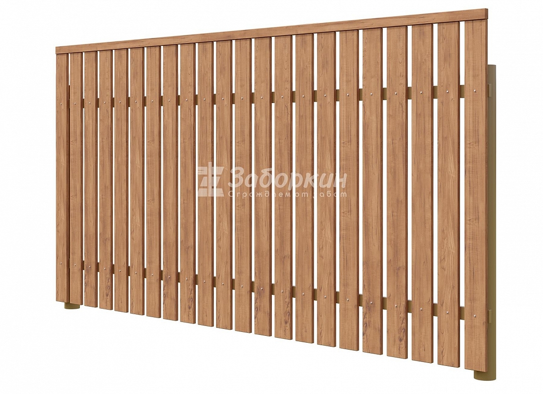 Забор из дерева
